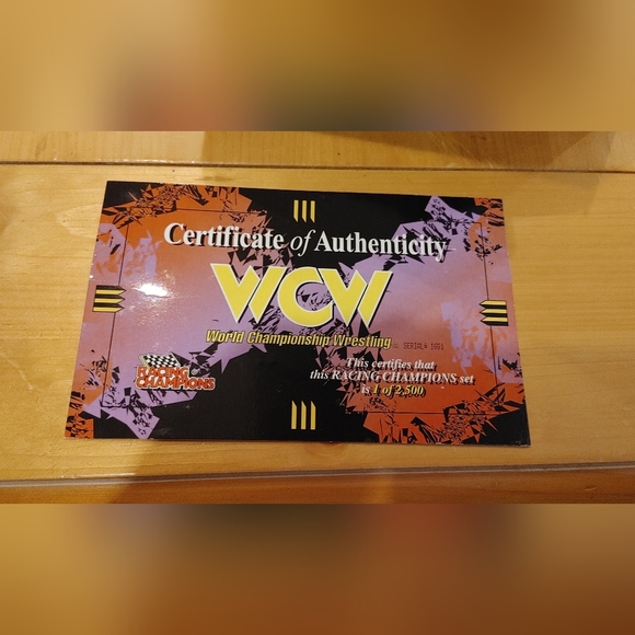 WCW Nitro Street Rods Box Set 1998 (12 piece, 1:64 scale).  RARE - Picture 7 of 7